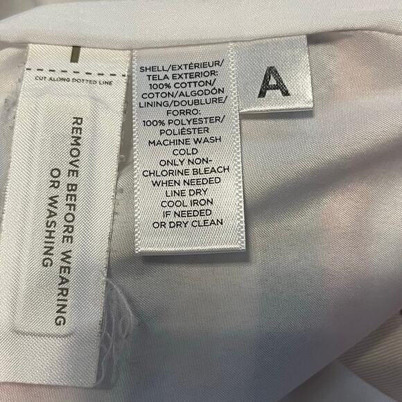 LOFT 100% Cotton Mini Skirt Size 4 Southwestern Tribal Striped Boho Preppy - Picture 8 of 11